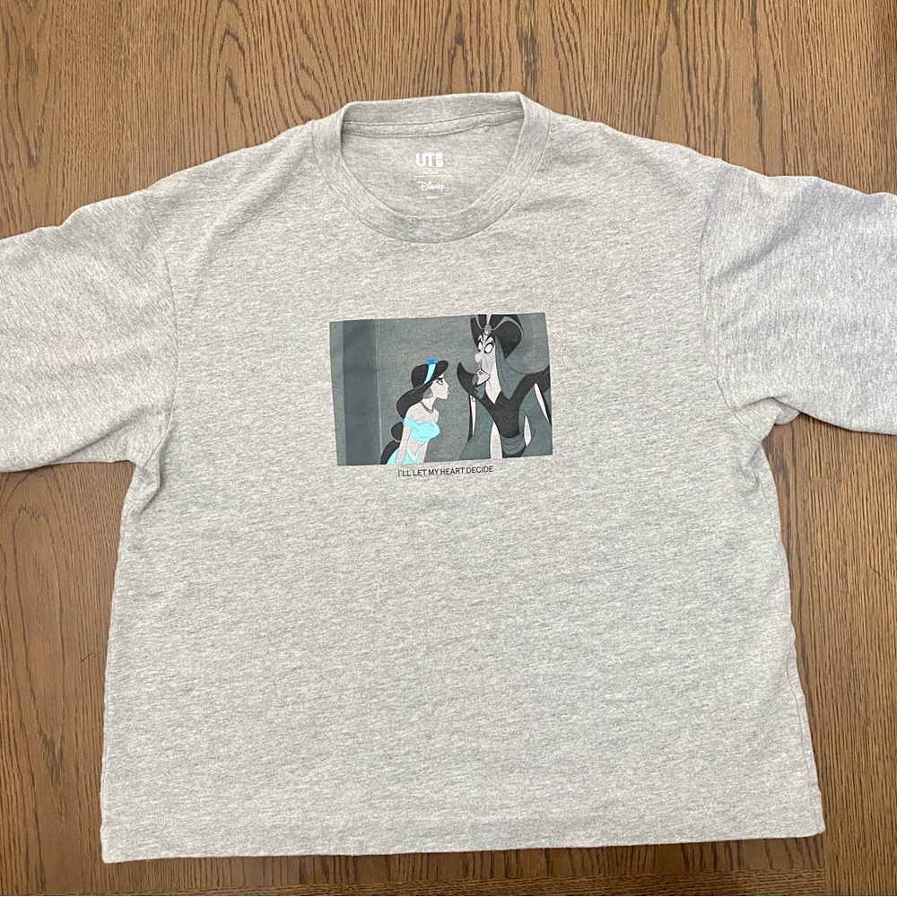 Disney Gray Kids T-Shirt with Graphic Design